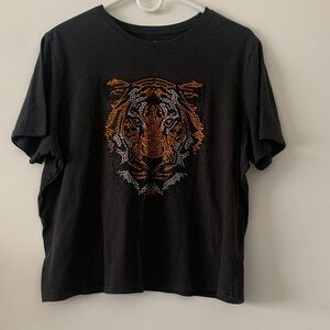 Tiger Rhinestone Shirt